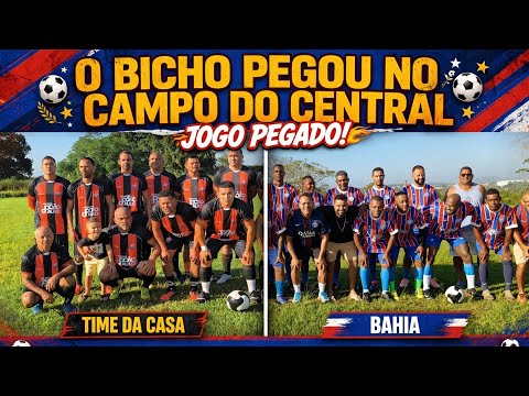JOGO PEGADO 3x0 NO CENTRAL! Pojuca BA - Bahia x vitória ....P.N.G.TV