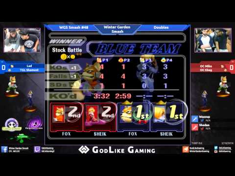 WG Melee Doubles #48 - Lad (Fox) + TGL Shamunt (Sheik) vs OC Mike (Fox) + OC Ebag (Sheik)