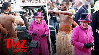 Queen Elizabeth What Is She Looking At? | TMZ TV