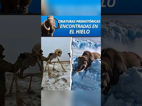 Criaturas Prehistórica encontradas En El Hielo Part1 #prehistoric #creatura #hielo
