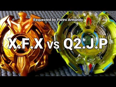 Xcalibur .F.X vs Quad Quetzalcoatl .J.P - BATALHA BEYBLADE BURST! ベイブレードバースト