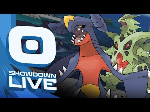 "GARCHOMP THE MEGA TYRANITAR" Pokemon Sun & Moon! Mix and Mega Showdown Live w/PokeaimMD