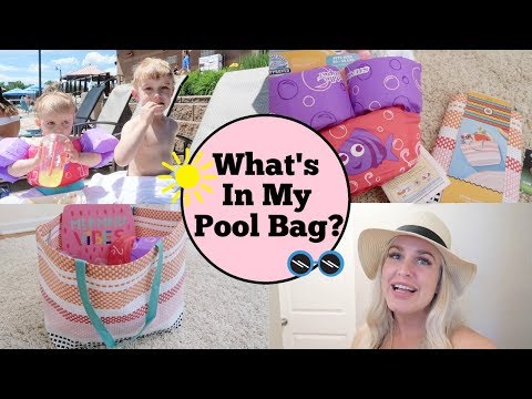 WHAT'S IN MY POOL BAG ? | SUMMER ESSENTIALS | DAY IN THE LIFE Video