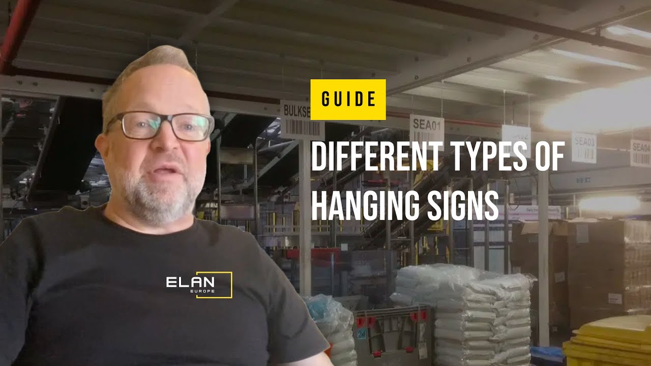 The Different Types of Hanging Signs For Your Warehouse
