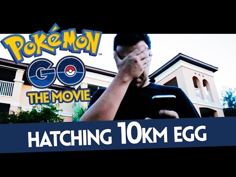 Pokemon Go Movie - Hatching 10Km Egg (Incubando ovo de 10km)