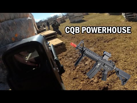 CQB Powerhouse | King Arms M4 CQB | Airsoft Gameplay