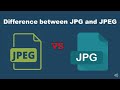 Difference Between JPG And JPEG
