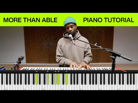 More Than Able | Official Piano Tutorial | Elevation Worship