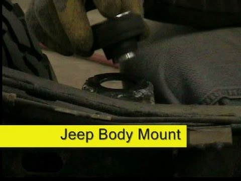 Jeep body mount repair
