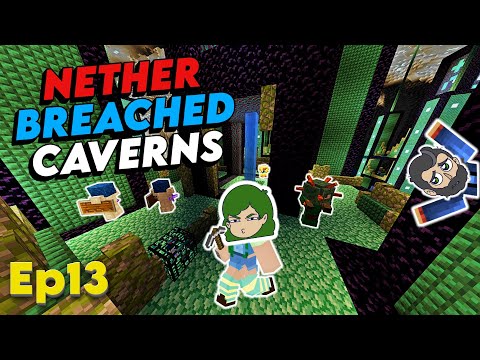 Insane Nether Caverns in Minecraft