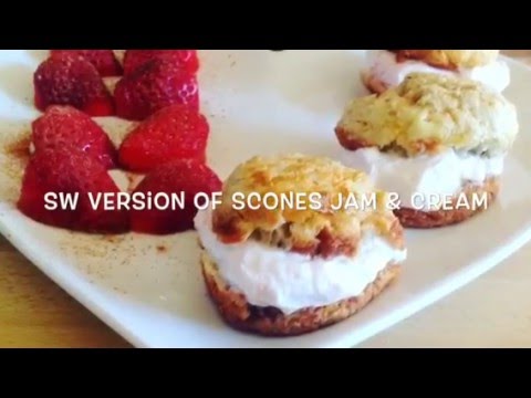 SLIMMING WORLD VERSION OF SCONES, CREAM & JAM 1/2 syn!