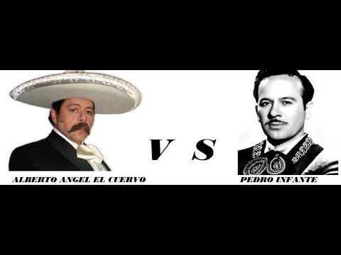 el falsete mas largo del mundo, PEDRO INFANTE VS ALBERTO ANGEL EL CUERVO