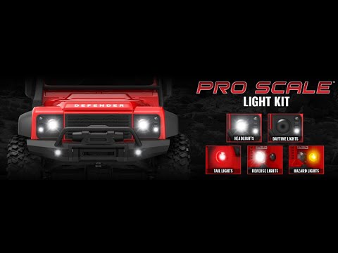 Traxxas TRX-4M led light install video | HOW TO #TRX4M #CRAWLER #TRX4MDEFENDER #LANDROVER