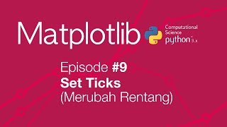 Belajar Matplotlib (Python Plot) #09 - Set Ticks (Merubah rentang)