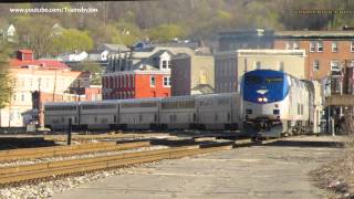 preview picture of video 'Eastbound Capitol Ltd. stops in Cumberland'