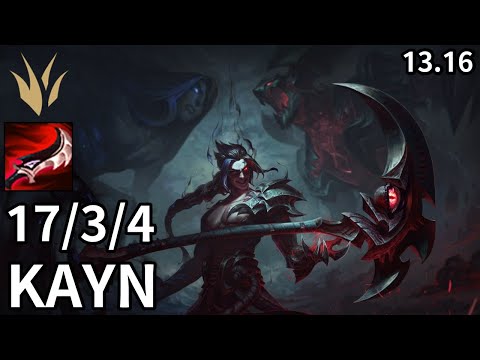 Kayn Jungle vs Taliyah - KR  Master | Patch 13.16