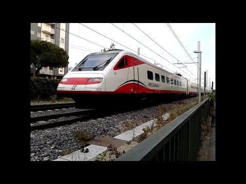 ETR 460 (Pendolino) sul Frecciabianca (FB 8851) Ravenna - Roma T. in transito a Riccione