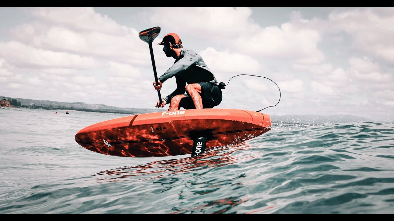 Matt Argentin' SUP foil session at Byron F-ONE & MANERA