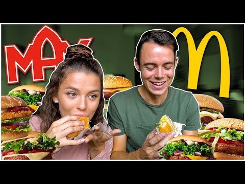 TESTAR ALLA VEGOBURGARE FRÅN MAX & MCDONALDS