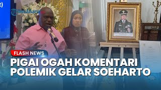 "Saya Menteri HAM, No Comment" Natalius Pigai Bungkam Soal Polemik Soeharto Jadi Pahlawan Nasional