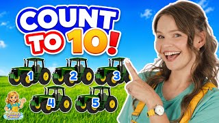 Baby & Toddler Learning Video - Counting to 10 & Colors for Toddlers with Silly Miss Lily