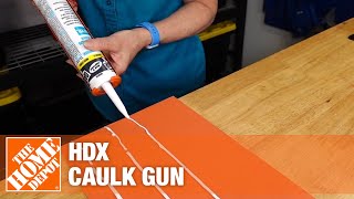 How to Use a Caulk Gun | The Home Depot