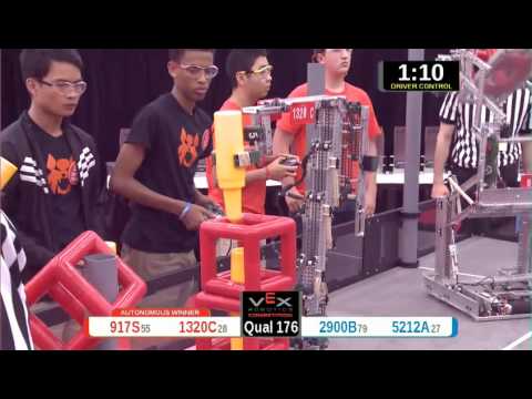 2015 VRC Arts Q176 - 917S 1320C vs 2900B 5212A - 76 to 50 - VEX Worlds 2015 - Arts Division