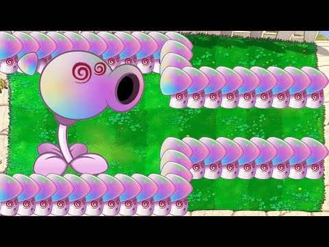 99 Scaredy Shroom vs 99 Hypno Shroom vs Gargantuar   Plants vs Zombies Battlez