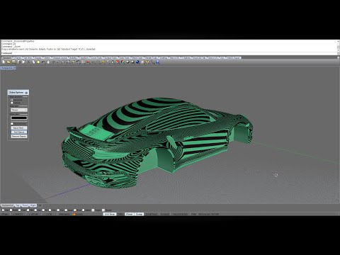 Showcase of Master Rhino Surfacing 3D NURBS car modeling tutorial