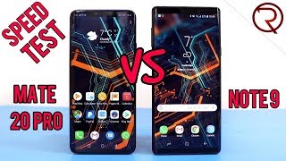 Huawei Mate 20 Pro VS Samsung Galaxy Note9 - SPEED TEST