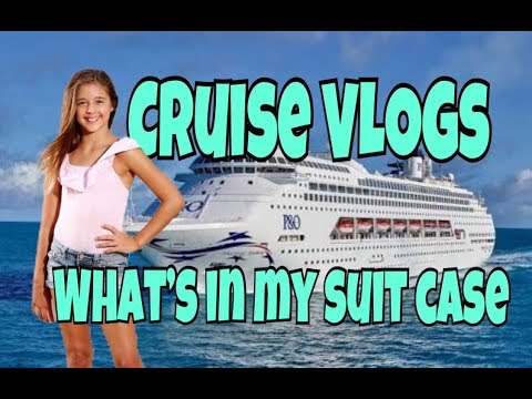 Thumbnail for Whats in my SUITCASE - CRUISE VLOG - P & O Cruise SHIP - PACIFIC DAWN