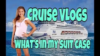 Whats in my SUITCASE - CRUISE VLOG - P & O Cruise SHIP - PACIFIC DAWN