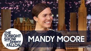 Mandy Moore&#39;s Tears Melt Her This Is Us Prosthetics Off Her Face