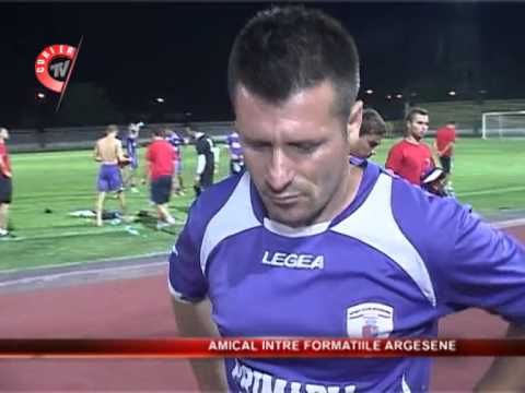 SCM Pitesti si CS Mioveni au dat piept in cadrul unui amcial disputat pe stadionul din Trivale