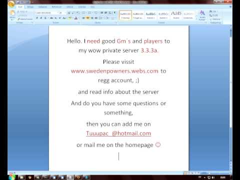 World of warcraft 3.3.3a private server