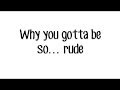 Rude (Marry Her Anyway) - MAGIC! [Full Song ...