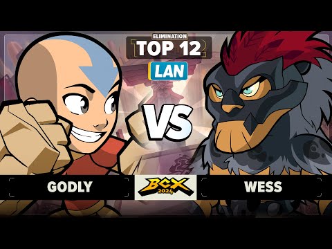 Godly vs Wess - Elimination Top 12 - Brawlhalla World Championship 2024 - LAN 1v1