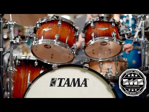 Tama Starclassic Maple 4-Pc Shell Pack 10/12/16/22 (Tobacco Sunburst Movingui) image 2