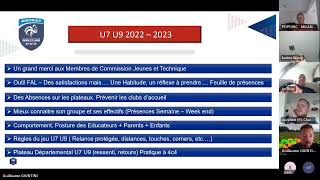 Visio Conférence U7 U9 - 6 Juillet 2023