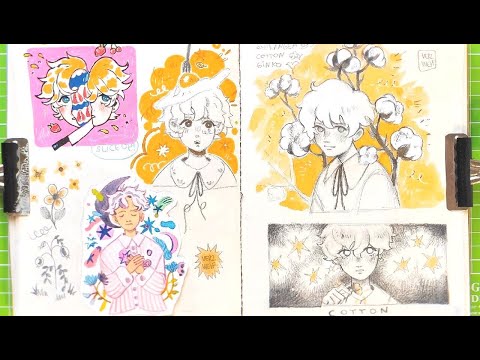 sketchbook tour!! | soft-spoken/chill