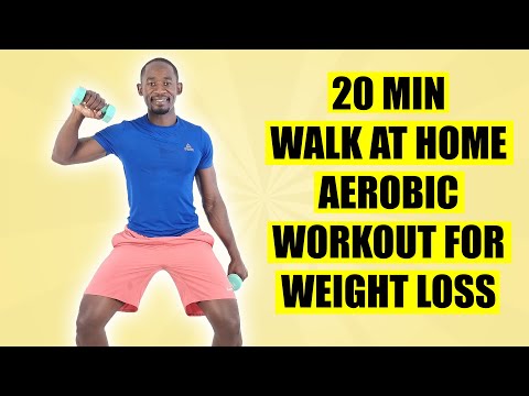 20 Minute Easy Walk at Home Exercise for Weight Loss 200 Calories