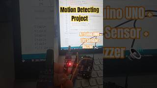 Tilt Sensor project with Arduino Uno | Motion Alert ⚠️ #Shorts #arduinoproject