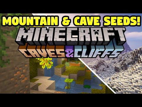 Minecraft 1.17 Mountain & Cave Seeds! (Caves & Cliffs Update) LIVE!!