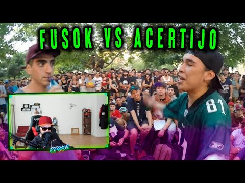 DTOKE REACTS TO FUSOK vs. ACERTIJO: SEMIFINAL - DEM Date I 2018