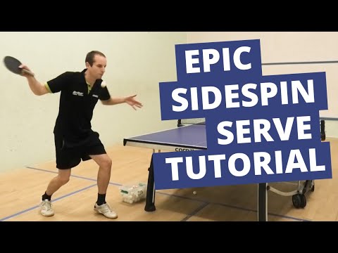 Epic sidespin serve tutorial