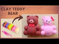 Handmade Clay Teddy Bear |DIY | Simple and Easy Clay Teddy Bear