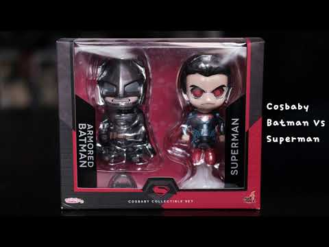 Unboxing and Review Cosbaby Batman Vs Superman