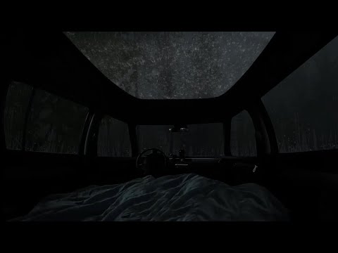 Ad-Free Cozy Cabin in Thunderstorm 🌧️ Rain & White Noise for Deep Sleep, Focus & Stress Relief🌧️