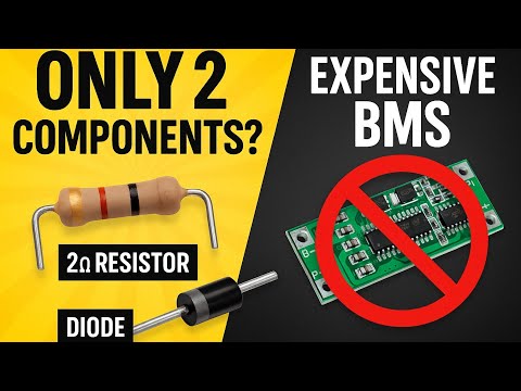 Diy BMS for 18650 lithium battery 