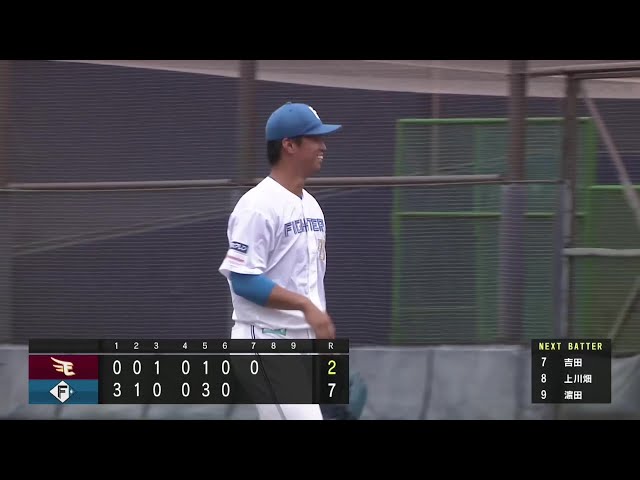【ファーム】僅か10球で抑える!! ファイターズ・松岡洸希 3者凡退で流れは渡さない!! 2025年9月13日 北海道日本ハムファイターズ 対 東北楽天ゴールデンイーグルス
